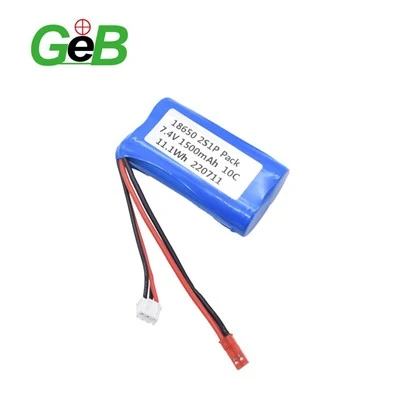 18650 Battery 1500mah 7.4 V