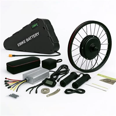 Kit de motor de CC para bicicleta eléctrica con rueda trasera de 48 V y 1000 W