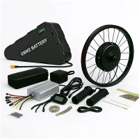 Kit de motor de CC para bicicleta eléctrica con rueda trasera de 48 V y 1000 W